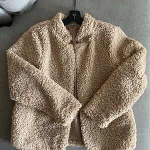 Wit & Wisdom Soft Beige Teddy Jacket